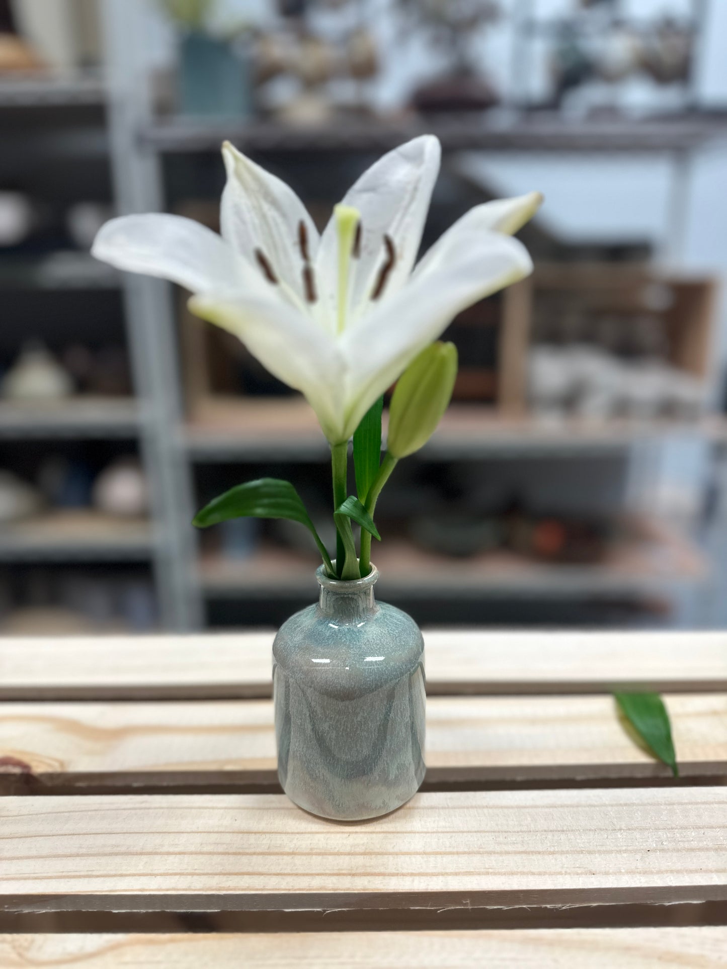 Porcelain bud vase