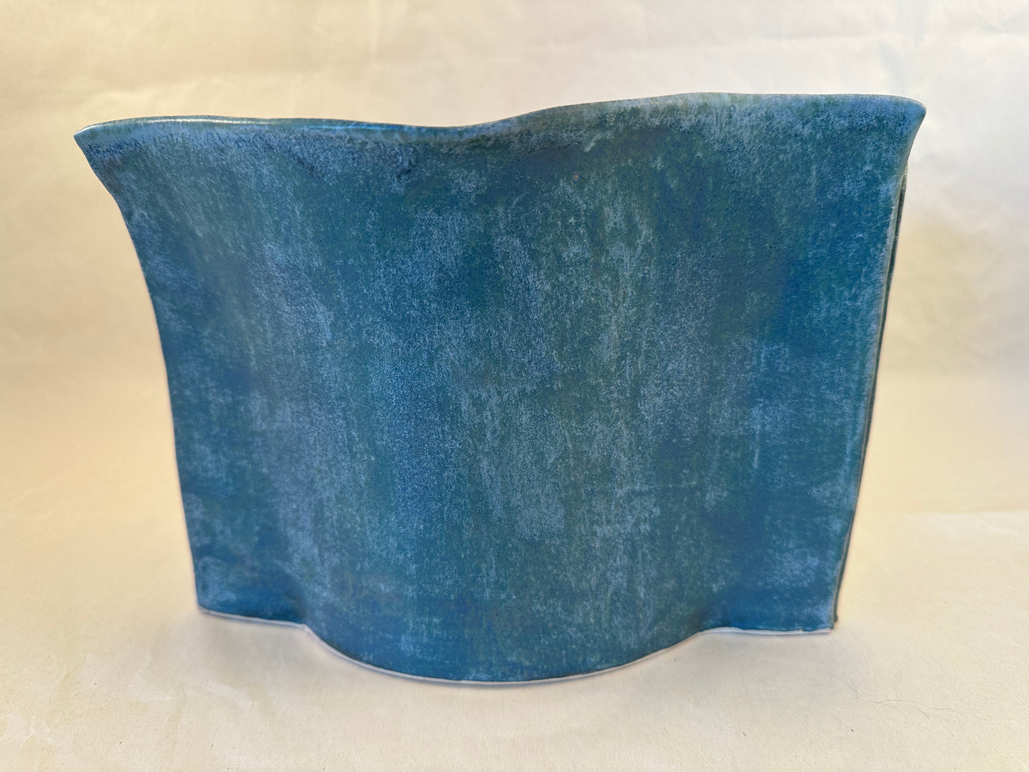 Blue modern vase